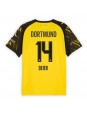 Billige Borussia Dortmund Maximilian Beier #14 Hjemmedrakt 2025-26 Kortermet